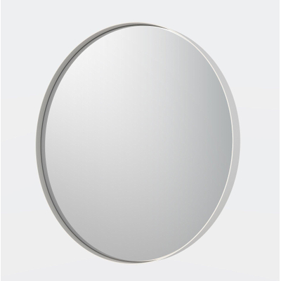 Saniclass Exclusive Line spiegel rond 60cm frame mat wit TWEEDEKANS