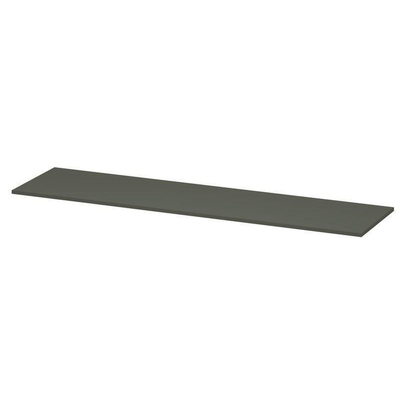 INK Topdeck Wastafelblad - 180x45x2cm - tbv onderkast - MDF lak - Mat beton groen