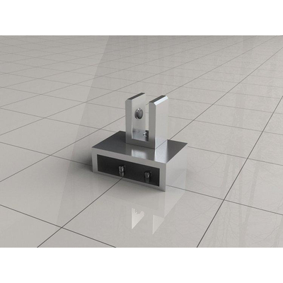 Wiesbaden coude de fixation en verre pivotant pour barre de stabilisation