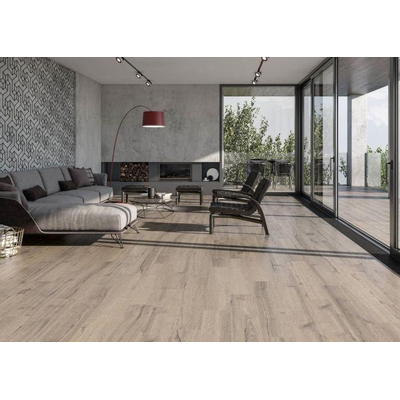 SAMPLE Cifre Cerámica Vloer- en wandtegel Nordik Oak Gerectificeerd Hout look Mat Lichtbruin