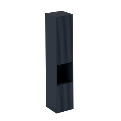 Thebalux Modena Colonne haute - 36x35x165cm - ouverture à gauche - 2 portes - ouverture par pression - Royal Blue