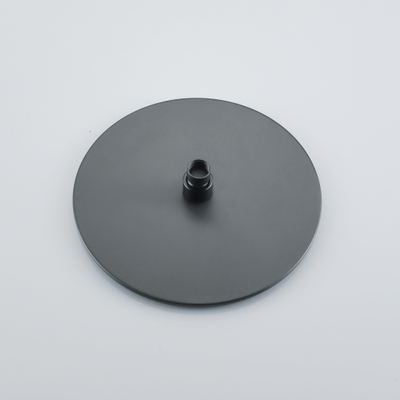 Fortifura Calvi Hoofddouche 25cm rond 7mm - PVD - geborsteld gunmetal (antraciet)
