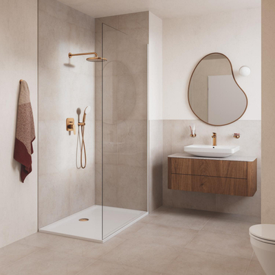GROHE Tempesta 110 douchette - avec support 3 jets - warm sunset brossé (cuivre)