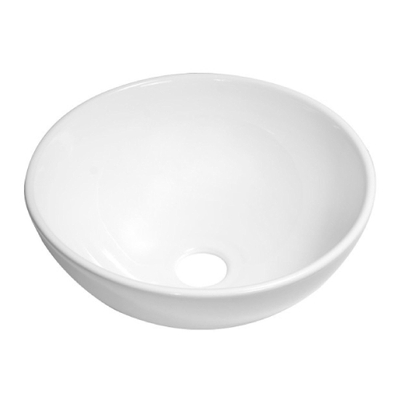 BOL BRAUER lavabo - 28x28cm - rond - céramique - brillant blanc