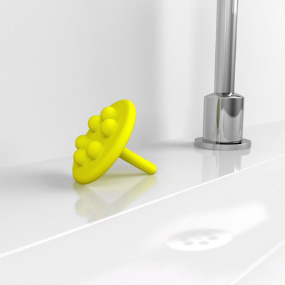 Clou Wash Me arrêt d'eau silicone Jaune