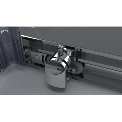 FugaFlow Efficiente Vetro Douchecabine - 90x90cm - vierkant - chroom