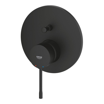 Grohe Essence badkraan - inbouw - met omstel - phantom black (zwart)