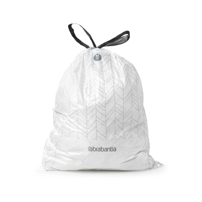Brabantia PerfectFit Afvalzakken - trekbandsluiting - code M - 60L - 40 stuks/rol