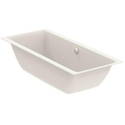 Go by Van Marcke Helsinki inbouwbad duo 180x80x46.5cm incl poten Acryl Mat Wit beschadigd op de hoek -OUTLETSTORE