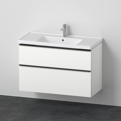 Duravit D-neo Meubelset - met wastafelonderbouwkast - met 2 laden - met softclose - 100x20x48cm - inclusief wastafel - mat wit