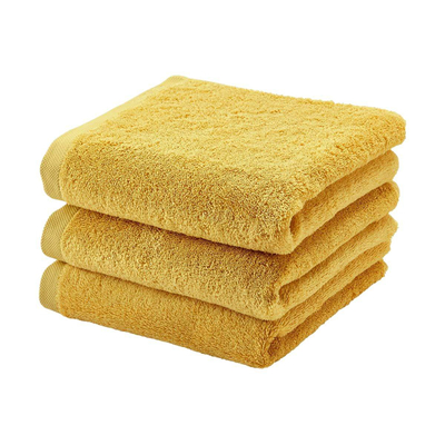 Aquanova London Handdoek - 55x100cm - 3 stuks - Mimosa (geel)