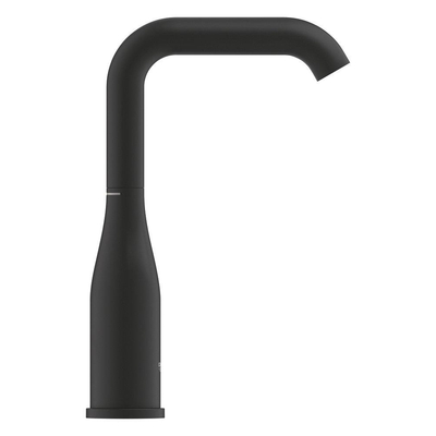 Grohe Essence New 1-gats wastafelkraan l-size voorsprong 12.7cm phantom black