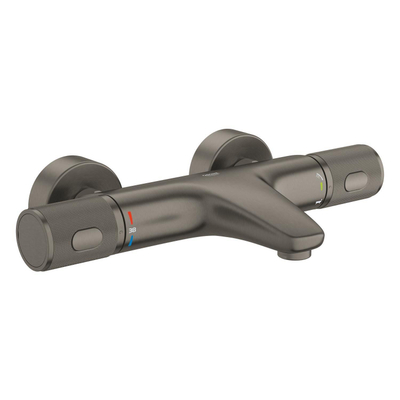 Grohe Precision Feel robinet thermostatique de baignoire 150 mm avec raccords Hard Graphite