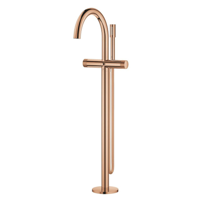 Grohe Atrio private collection Mitigeur baignoire sur pied - avec poignées - Warm sunset brillant (cuivre)