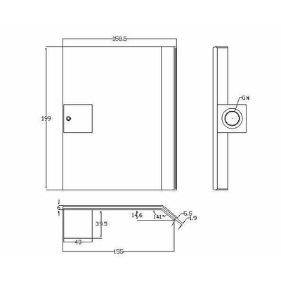 Best Design Dule Ore RVS-304 waterval muuruitloop tbv.douche en bad