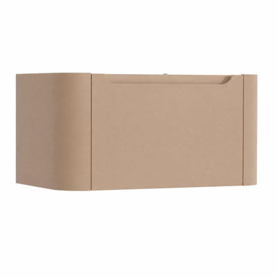 H&R Badmeubelen Juice Wastafelonderkast - 80x45x40cm - afgeronde hoeken - 1 lade - geïntegreerde greep - peach
