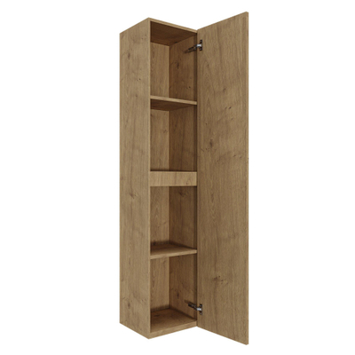 Saniclass Holz Frame Hoge kast - 140x35x38cm - 2 deuren - Eiken natural