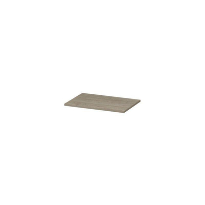 INK Topdeck Wastafelblad - 60x40x2cm - tbv onderkast - MFC - Greige eiken