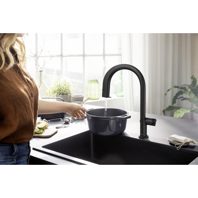 Hansgrohe Aqittura M91 Filter systeem - 210 uittrekbare uitl - 1jet - sbox starter set - mat zwart