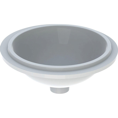 Geberit VariForm onderbouwwastafel rond zonder kraangat zonder overloop Ø39x18.1cm wit 500746012