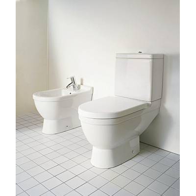 Duravit Starck 3 Duoblokreservoir + binnenwerk aansluiting onderaan links - wit