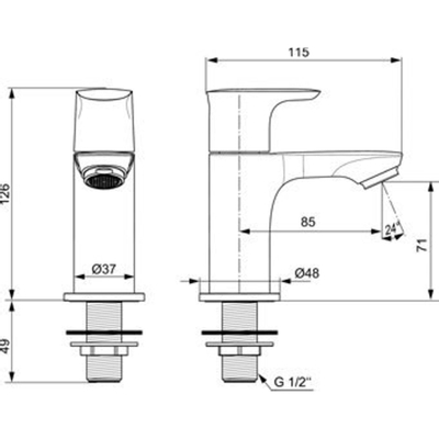 Ideal Standard Connect Air Fonteinkraan