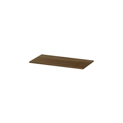 INK Topdeck Wastafelblad - 90x1.6x45cm - tbv onderkast - Eiken - Massief eiken Ash grey