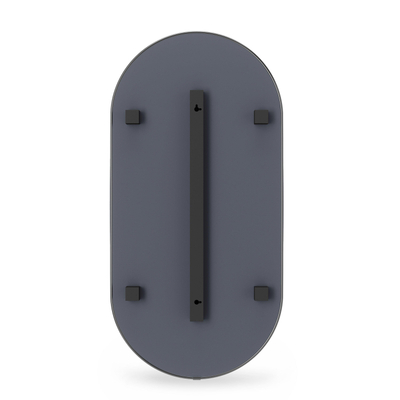 Umbra Hubba Miroir - 45x91x4cm - forme pilule - titane