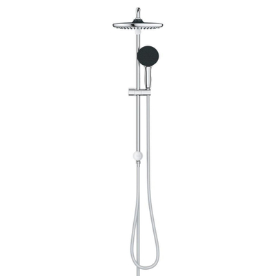 Grohe Vitalio Start 250 flex Colonne de douche - avec inverseur - montage mural - pomme de douche 2 jets - douchette 2 jets - chrome