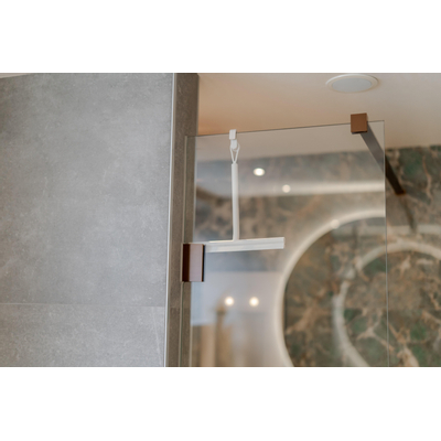 Brabantia ReNew Douchewisser - deurhaak - soft beige SHOWROOMMODEL