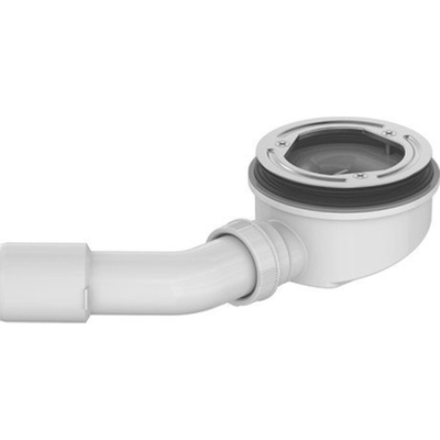 Duravit Sustano Douchebakafvoer - 30mm horizontaal - wit