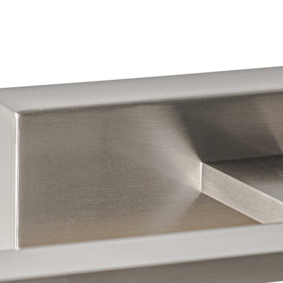 QAZQA Jerre applique murale - 62x13,5x5,5cm - LED incluse - IP44 - acier