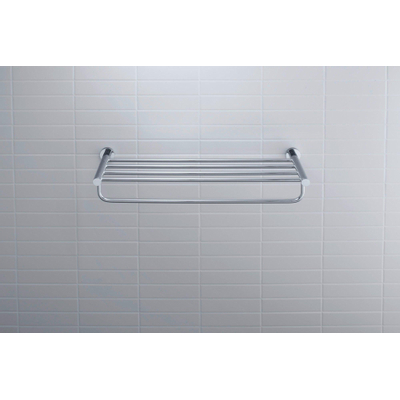 Duravit D code Porte-serviettes de bain 63x22 cm chrome