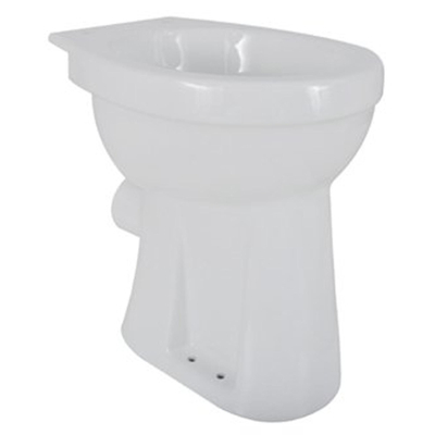 Xellanz Cuvette de WC surélevée à poser PK 46 x 46 cm blanc brillant