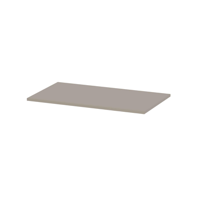 INK Topdeck XS Wastafelblad - 80x45x2cm - tbv onderkast - MDF lak - Kasjmier grijs mat