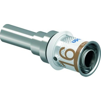 Uponor S press plus transition d'accouplement à pression 16mlcx10mm cu/rvs