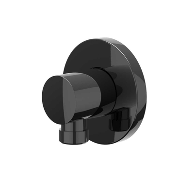 IVY Wanduitlaat - 1/2 - Zwart chroom PVD