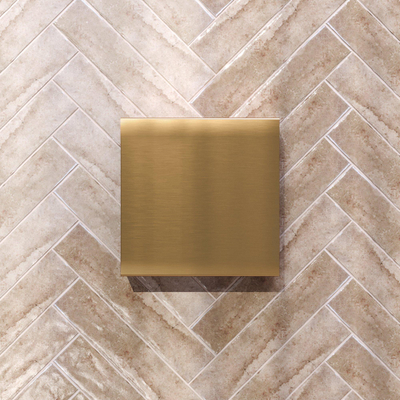 Brauer Niche salle de bains - 25x25cm - Or brossé