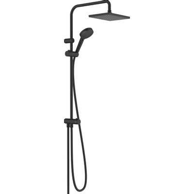 Hansgrohe Vernis Shape - showerpipe - zonder thermostaat - mat zwart