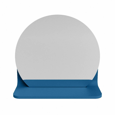 Mondiaz SPOT Miroir de salle de bain - rond 30cm - plan de miroir - couleur Jean