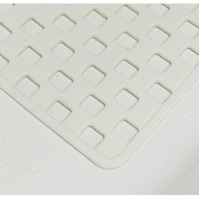 Sealskin Doby Tapis de sécurité 38x75 cm Caoutchouc Blanc