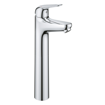 GROHE Swift wastafelkraan - xl-size - opbouw - hoog - voorsprong 11.5cm - met klikwaste - chroom