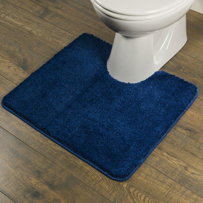 Sealskin Angora Tapis de toilette polyester 55x60cm bleu