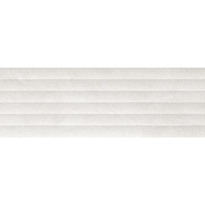 Metropol inspired bande décorative 30x90cm 11,3 avec rectifiée blanc mat