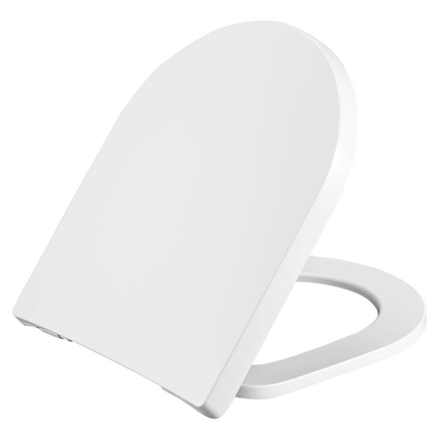 Pressalit Comfort D2 abattant WC - 50x40x36.8cm - fermeture douce & déverrouillage rapide - modèle à charnière DK3 - polygiene - blanc