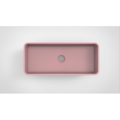 Arcqua Case vasque rectangulaire 60x26cm rose mat