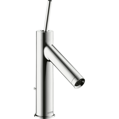 AXOR Starck wastafelkraan - model 90 - hoog - 1-gats - met trekwaste - chroom