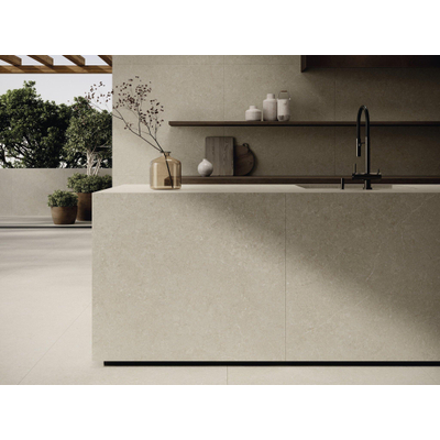 ÉCHANTILLON Terravito Elvano Carrelage parquet céramique mural et de sol - 60x60cm - 9mm - Sand
