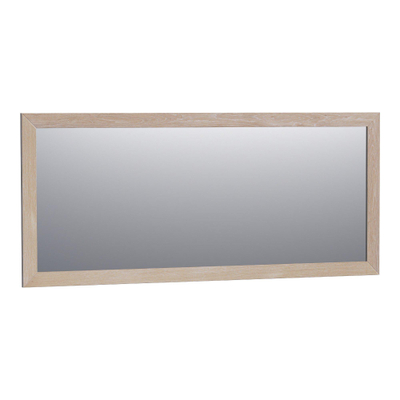 BRAUER Citrine miroir - 160x70cm - rectangulaire - lamelles chêne blanc cadre