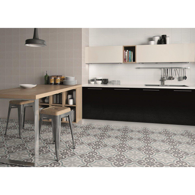 Terravito Besano carreau mural et de sol - 20x20cm - 8.5mm - Carré - Beige mat
